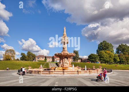 Doulton Fountain, Glasgow Green, Glasgow, Schottland, UK. Stockfoto