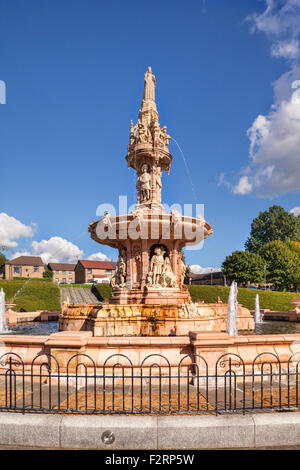 Doulton Fountain, Glasgow Green, Glasgow, Schottland, UK. Stockfoto