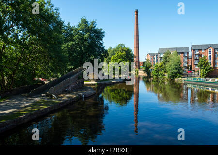 Portland-Becken an der Kreuzung der Ashton und Peak Forest Kanäle. Ashton-under-Lyne, Tameside, Manchester, England, Vereinigtes Königreich Stockfoto