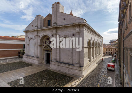 Tempio Malatestiano Kirche Rimini Italien Stockfoto