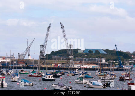 Falmouth Docks Cornwall England UK Stockfoto