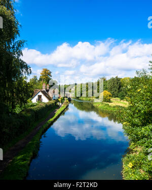 Der Canal Grande der Grand Union in Bourne Endet in der Nähe von Berkhamsted, Hertfordshire Stockfoto