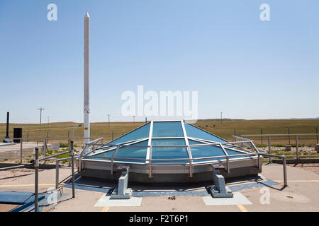 Minuteman Atomrakete National Historic Site South Dakota Stockfoto