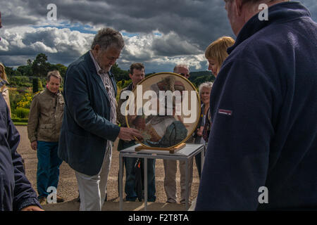 Der BBCs "Antiques Roadshow" in Trentham Gardens, Stoke on Trent, Staffordshire, England. Stockfoto