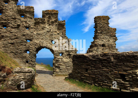 Tintagel, Cornwall, Vereinigtes Königreich. Stockfoto