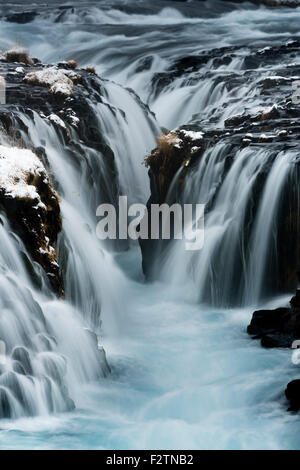 Bruarfoss Wasserfall, Laugarvatn, Island Stockfoto