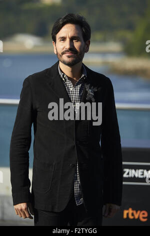 San Sebastian, Baskenland, Spanien. 24. Sep, 2015. Peter Sollet posieren für "Freeheld" Fototermin während 63. San Sebastian International Film Festival im Aquarium am 24. September in San Sebastian Credit: Jack Abuin/ZUMA Draht/Alamy Live News Stockfoto