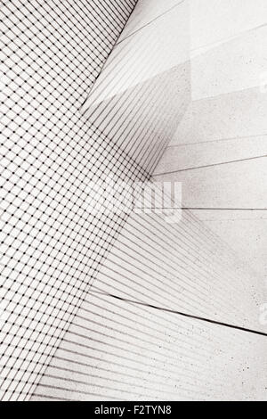 Doppelte Belichtung Hintergrund abstrahieren. Architektonische Formen. Stockfoto