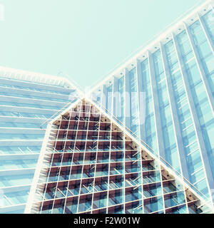 Doppelte Belichtung Hintergrund abstrahieren. Architektonische Formen. Stockfoto