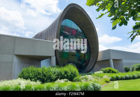 Rochester New York NY Innenstadt der starke Aufbau Museum National Museum of Play Kinder Broad Street Zeichen Stockfoto