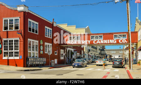 Historischen Cannery Row - Monterey, Kalifornien, USA Stockfoto