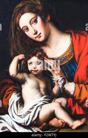 "Madonna des Sklaven" von einem unbekannten Künstler (1620-1630) in der St. Johannes Kirche in Mechelen, Belgien Stockfoto