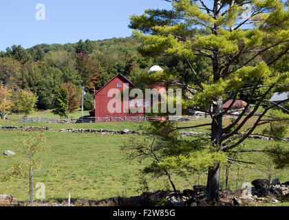 Bauernhof Szene Vermont USA uns Amerika Stockfoto