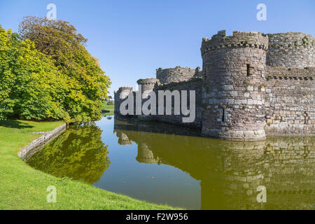 Beaumaris Castle, Isle of Anglesey, Wales, Vereinigtes Königreich Stockfoto