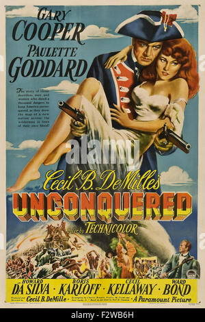 Unbezwungen (1947) - Film-Poster Stockfoto