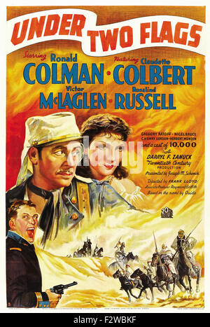 Unter zwei Flaggen (1936) - Film-Poster Stockfoto