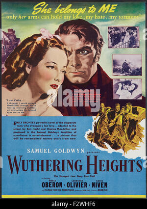 Wuthering Heights (1939) - Film-Poster Stockfoto