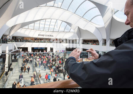 Eröffnung des neuen Grand Central Station, John Lewis und Einkaufszentrum von Birmingham Stockfoto