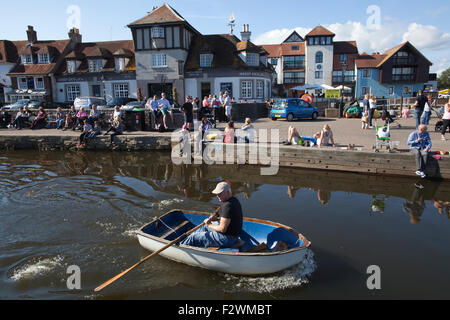 Lymington Quay, Lymington, market Town, Hampshire, England, Großbritannien Stockfoto