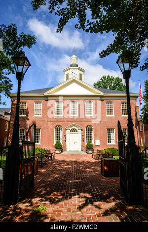 Talbot County Courthouse, 11 Nord Washington Street, Easton, Maryland Stockfoto