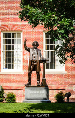 Frederick Douglas Statue, Talbot County Courthouse, 11 Nord Washington Street, Easton, Maryland Stockfoto