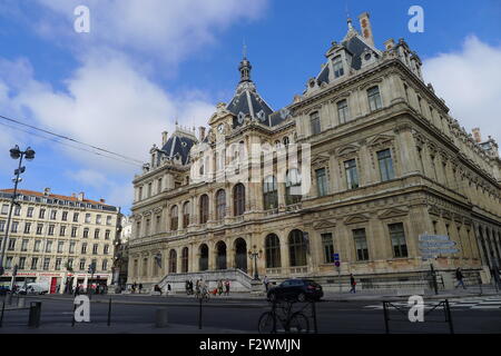 Palais De La Bourse, Lyon, Frankreich Stockfoto