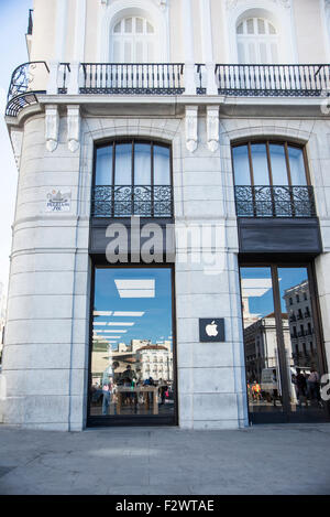 Apple Store an der Puerta del Sol Stockfoto