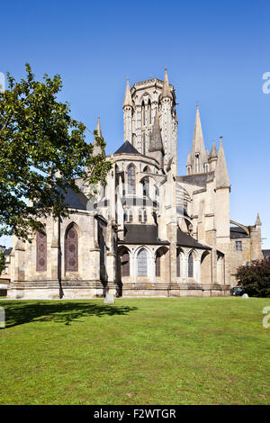 Coutances Cathedral (Cathedrale Notre-Dame de Coutances), Coutances, Normandie, Frankreich Stockfoto