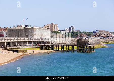 Turm in Southsea, Hampshire, UK - gebaut im Jahre 1494 als Teil der Verteidigung für Portsmouth Stockfoto