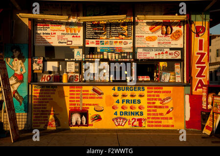 Pizza Place, Venice Beach, Los Angeles, Kalifornien Stockfoto