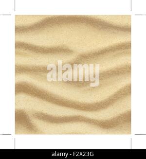 Sand, Sommer, Strand, Vektor nahtlose Hintergrund Stock Vektor