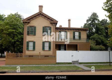 Abraham Lincolns Heimat, Springfield, Illinois Stockfoto