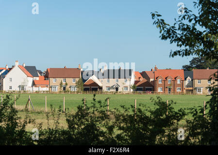 Bellway Sächsische Felder neue Gehäuse Entwicklung, Bicester, Oxfordshire, England, Vereinigtes Königreich Stockfoto