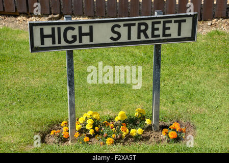 High Street, Silverstone, Northamptonshire, England, Vereinigtes Königreich Stockfoto