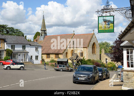 St Michaels Kirche, Bestände Hill, Silverstone, Northamptonshire, England, Vereinigtes Königreich Stockfoto