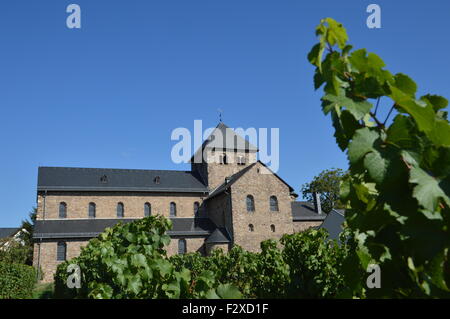 Basilika Sankt Aegidius in Oestrich-Winkel, Deutschland Stockfoto