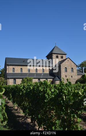 Basilika Sankt Aegidius in Oestrich-Winkel, Deutschland Stockfoto