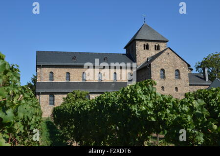 Basilika Sankt Aegidius in Oestrich-Winkel, Deutschland Stockfoto