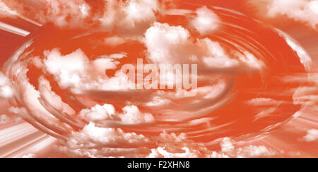 Cloud-Sturm Stockfoto