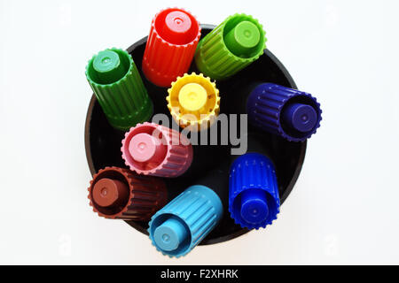 Farbige Filt Stifte Stockfoto