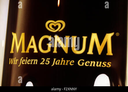 Markenname: "Magnum", Berlin. Stockfoto