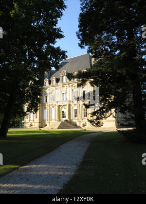 Äußere des Schlosses Rousseau de Sipian in Bordeaux Stockfoto