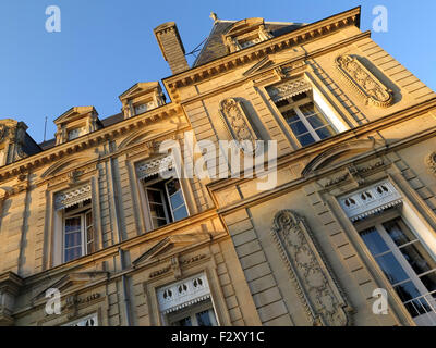 Äußere des Schlosses Rousseau de Sipian in Bordeaux Stockfoto