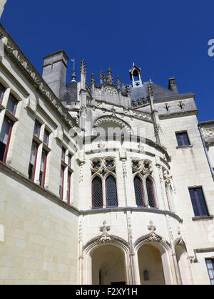 Chateau de Breze in der Valle des Rois Frankreich Stockfoto