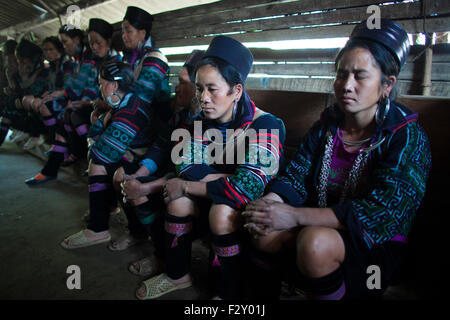 Bestattungsriten der Hmong hill Tribe, Vietnam Stockfoto