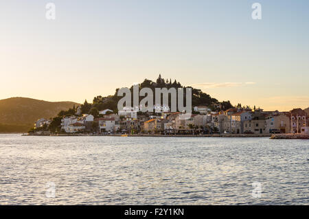 Tribunj, kleinen Fischerort an der Adria, Kroatien Stockfoto