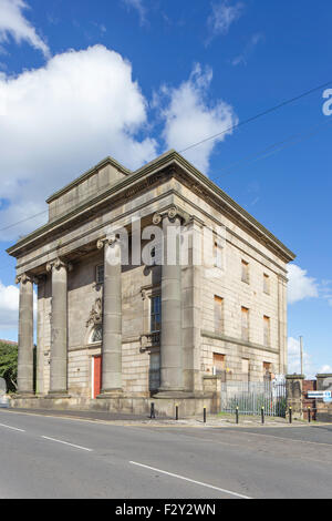 Die erhaltenen Empfangsgebäude nach Curzon Street Railway Station, Birmingham, England, Großbritannien Stockfoto