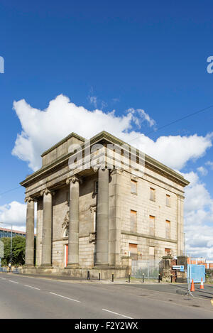 Die erhaltenen Empfangsgebäude nach Curzon Street Railway Station, Birmingham, England, Großbritannien Stockfoto