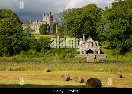 Crom Castle - der angestammten Heimat zu Herr Erne und Crichton Familie, County Fermanagh, Nordirland, Großbritannien Stockfoto