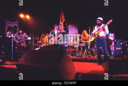 ALLMAN BROTHERS uns Rock-Gruppe im Jahre 1974 Stockfoto